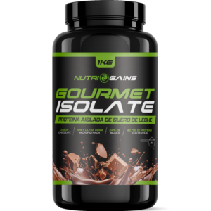 NUTRI GAINS PROTEÍNA GOURMET ISOLATE CHOCOLATE 1KG